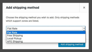 Plugin WC - APG Weight Shipping versión 2.0. Pestaña de Opciones de Envío