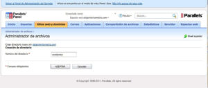 Administrador de archivos
