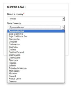 ¿Cómo añadir los estados mexicanos a WooCommerce?
