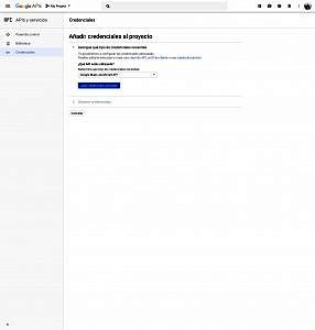 Credenciales de Google API Console