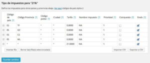 IVA al 21% en WooCommerce 2.1