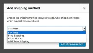 Plugin WC - APG Free Shipping versión 2.0. Pestaña de Opciones de Envío