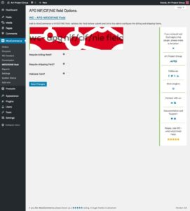 Plugin WC - APG NIF/CIF/NIE Field. Versión 0.2