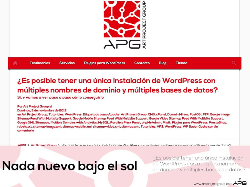 ¿WordPress multisite? No gracias - Página 2